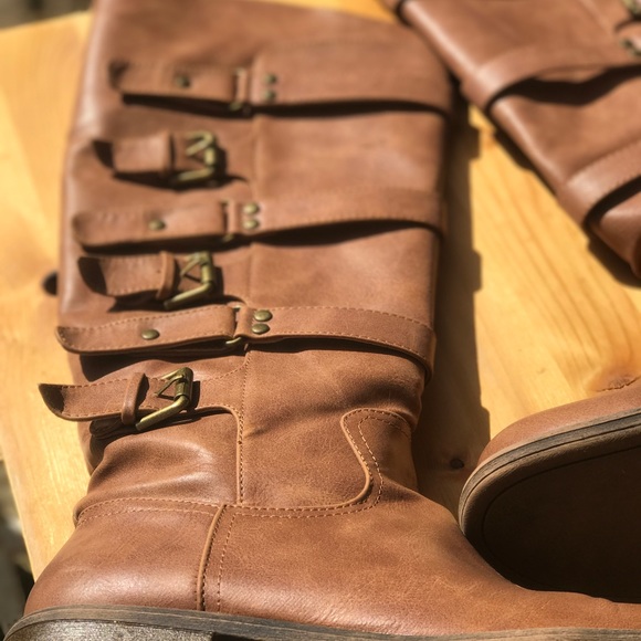 Crown Vintage | Tan Boots Size 7.5 | New In Box - Picture 5 of 7